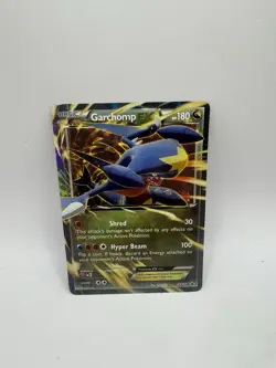 Pokemon Card - Garchomp EX XY167 Black Star Promo Holo Rare - LP - Image 1