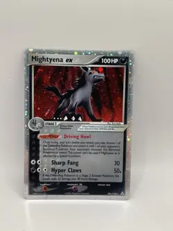 Pokemon Mightyena EX Holon Phantoms Holo Ultra Rare Card 101/110 2006 Edition - Image 1