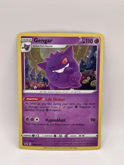 Pokemon Promo Card - Gengar SWSH052 SWSH: Sword & Shield Promo Cards Holo NM B - Image 1