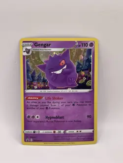 Pokemon Promo Card - Gengar SWSH052 SWSH: Sword & Shield Promo Cards Holo NM - Image 1