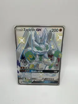 Pokemon Card Zygarde GX SV65/SV94 Full Art Shiny Holo Rare Hidden Fates - Image 1