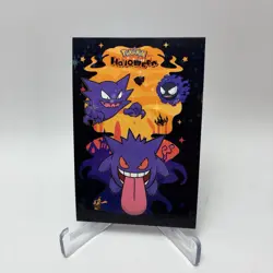 Holo Gengar Haunter Ghastly Halloween Database Set Non TCG Pokemon Card - Image 1