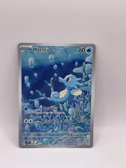 Pokemon TCG Horsea Card 067/064 Shrouded Fable Series Illustration Rare Holo NM - Image 1