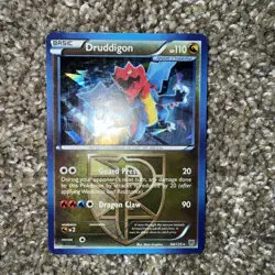 Pokemon Card Druddigon Plasma Storm Cracked Ice Holo Rare 94/135 Trading Card - Image 1