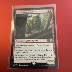 MTG 1x Conspicuous Snoop # 139 Core Set 2021 M21 Magic the Gathering Card x1 NM - Image 1