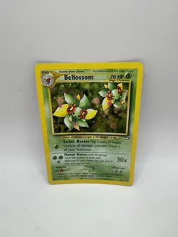 Pokemon TCG Bellossom Neo Genesis Holo Unlimited Rare Card 3/111 LP Condition - Image 1