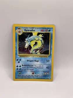 Pokemon TCG Trading Card Game Base Set Gyarados Holo 6/102 - Image 1