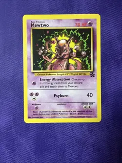 Pokemon TCG Mewtwo 14 Black Star Promo Card - Image 2