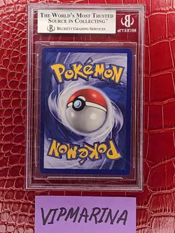 1999 POKEMON Base Set 1st Edition Shadowless THICK STAMP #46 Charmander BGS 8.5 - Image 2