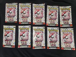Pokemon 151 English Scarlet & Violet 10 Packs ERRTHING - Image 1