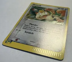 Pokemon Meowth Holo E-Reader 013 Black Star Promo Holo Vintage Near Mint - Image 4
