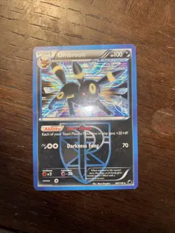 Pokemon TCG Umbreon 64/116 Team Plasma Darkness Fang Holo Rare - Image 1