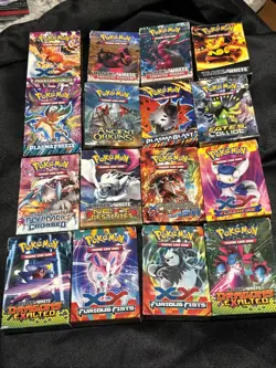 Pokemon Theme Deck Boxes Lot of 16 Base Boxes With Cards - Image 1