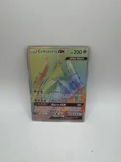 Celesteela GX 162/156 Ultra Prism Rainbow Rare Holo Pokemon TCG NEW Mint - Image 1