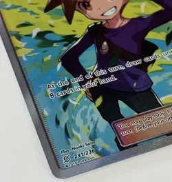 Blue's Tactics Full Art 231/236 SM Unified Minds Holo Near Mint Pokemon TCG - Image 2
