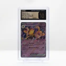 Pokemon Alakazam ex Holo #50 Pokemon 151 Promo 2023 - CGC 10 PRISTINE - Image 2