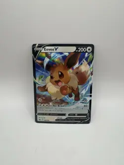 Eevee V 108/159 Ultra Rare Crown Zenith P11 Pokemon TCG Pack Fresh Near Mint - Image 1