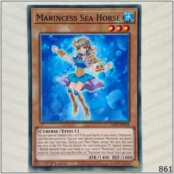Marincess Sea Horse - LED9-EN038 - Common1st Edition Yugioh - Image 1