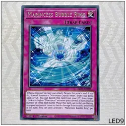 Marincess Bubble Ring - LED9-EN037 - Rare 1st Edition Yugioh - Image 1