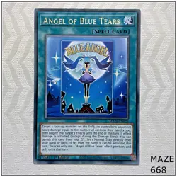 Angel of Blue Tears - MAZE-EN029 - Rare 1st Edition Yugioh - Image 1