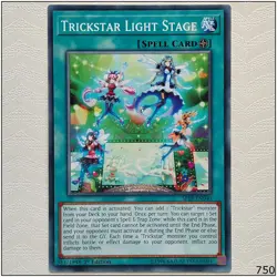 Trickstar Light Stage - SP18-EN040 - Common 1st Edition Yugioh - Image 1