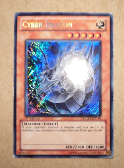 YUGIOH CYBER DRAGON SECRET RARE 1ST EDITION LCGX-EN176 - Image 1