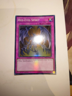 RED-EYES SPIRIT DRAGON DRL2-EN020 SUPER RARE 1ST ED YuGiOh - Image 1