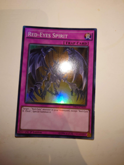 RED-EYES SPIRIT DRAGON DRL2-EN020 SUPER RARE 1ST ED YuGiOh - Image 2