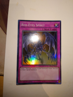 RED-EYES SPIRIT DRAGON DRL2-EN020 SUPER RARE 1ST ED YuGiOh - Image 3