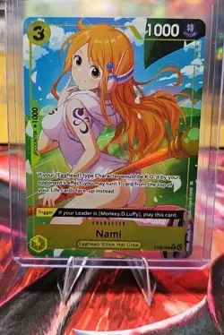 One Piece Nami ST29-008 Full Alt Art Egghead Strawhat Crew English NM - Image 1