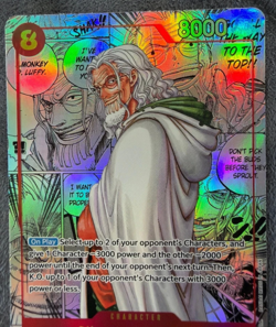 Silvers Rayleigh Manga Alt Art English OP08-118 Two Legends - Image 5