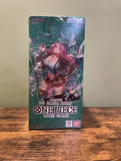 Bandai 2025 One Piece TCG: Green Jewelry Bonney Starter Deck Box - Image 1