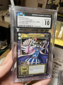 Vintage One Piece TCG Mr 2! 2006 CCG, Mint CGC 10 Passage To The Grand Line Foil - Image 1