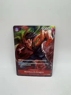 Monkey D. Dragon SR Parallel OP07-015 One Piece 500 Years in the Future - Image 1
