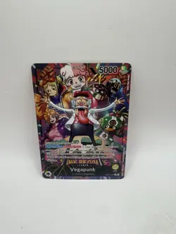 One Piece CCG Vegapunk (L) OP07-097 Leader Alt Art 500 Years In The Future - Image 1
