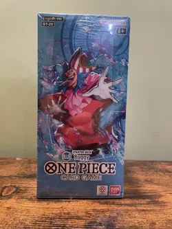 ONE PIECE ENGLISH TCG: ST25 Blue Buggy Starter Deck (6) Case - Image 1