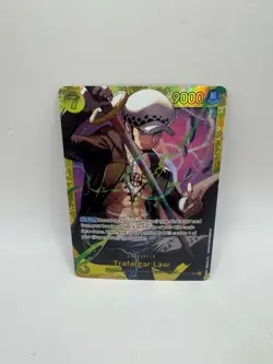 Trafalgar Law OP10-119 SEC Royal Blood Foil Alt Art ENGLISH NM+ One Piece CGC - Image 1