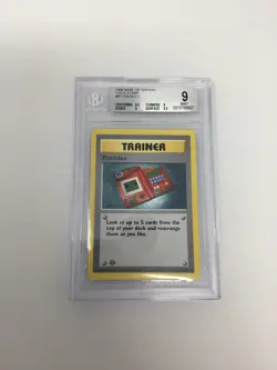 Pokedex 87/102 Pokemon 1999 Base 1st Edition Shadowless Thick Stamp Beckett 9 - Image 2