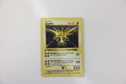 Pokemon TCG Zapdos 16/102 1st Edition Shadowless Holo, Thick Stamp! - Image 3