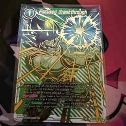 Focused Breakthrough Dragon Ball Super Card Game Malicious Machinations SPR NM - Image 1