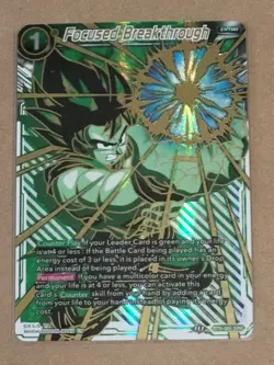 Focused Breakthrough Dragon Ball Super Card Game Malicious Machinations SPR NM - Image 1
