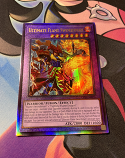 Ultimate Flame Swordsman CR08-AE076 Ultimate Rare AE NM YuGiOh Card - Image 1
