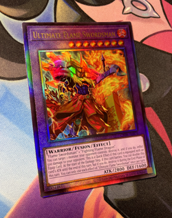 Ultimate Flame Swordsman CR08-AE076 Ultimate Rare AE NM YuGiOh Card - Image 2