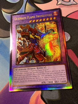 Ultimate Flame Swordsman CR08-AE076 Ultimate Rare AE NM YuGiOh Card - Image 3