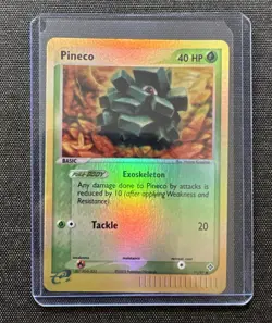 Pineco 71/97 Ex Dragon Reverse Holo Vintage Pokemon Card - LP/NM - Image 1