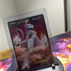 Pokemon Mewtwo EX TCG Full Art Ultra Rare Card Breakthrough 158/162 - Image 3