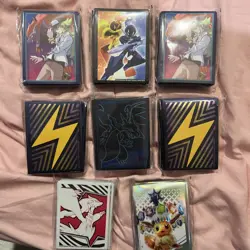 Pokemon TCG Card Sleeves Sealed Bundle x 8 - Image 1