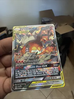 Reshiram & Charizard GX SM201 Holo Black Star Promo Card Sun & Moon - Image 2