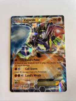 Pokemon TCG Zygarde EX Holo Ultra Rare Card 54/124 XY Fates Collide 2016 NM - Image 1