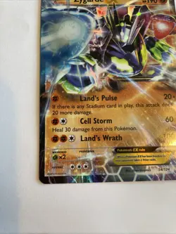 Pokemon TCG Zygarde EX Holo Ultra Rare Card 54/124 XY Fates Collide 2016 NM - Image 2